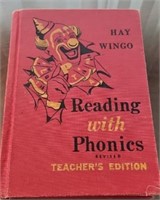 1954 READING WITH PHONICS TEACHERS EDITION