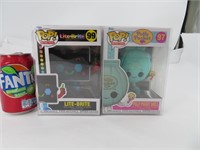 2 figurines Funko Pop, Lite Brite et Polly Pocket