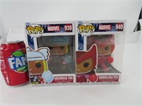 2 figurines Funko Pop, Marvel Gingerbread