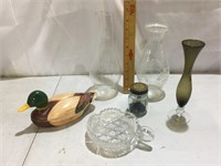 Glass Shade/Chimney, Avon Duck, Glass