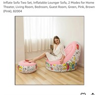 Inflate Sofa Two Set, Inflatable Lounger Sofa