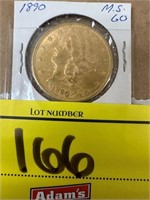 1890 LIBERTY 20 DOLLAR GOLD PIECE