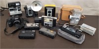 Lot of Vintage 35MM Cameras, Revere Eight Movie