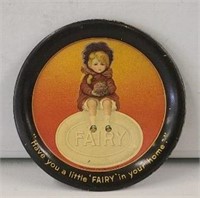 Antique Fairy Soap Tin Tip Tray 4"