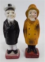 Vtg Cap'n Pepper & Old Salty Salt & Pepper Shakers