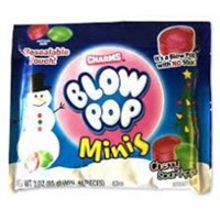 (2) Blow Pops - Christmas Minis - 3 Oz Resealable