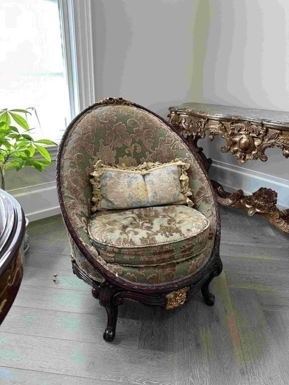 Victorian Style Upholstered Chair