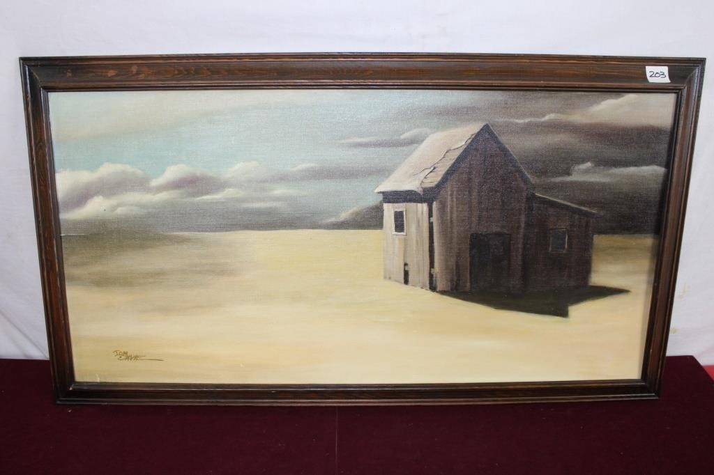 " Desolate " By Tom Davie / Original / Signed