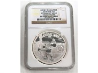 2014 Steamboat Willie Mickey Mouse Silver Coin