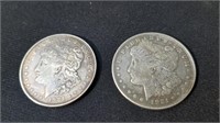 (2) 1921 MORGAN SILVER DOLLARS