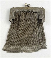 Antique Victorian Small Chainmail Purse