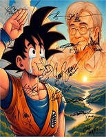 Dragon Ball Z Cast Signed Tribute Photo Reprint