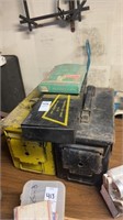 Two Metal Ammo Boxes and Polishing Kits