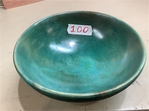 Aqua Marine Dyed Hard Maple Bowl