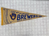 1982 Milwaukee Brewers A. L. Champs Pennant