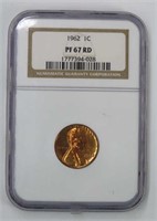 1962 1C Graded Lincoln Cent