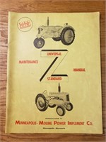 Minneapolis Moline model Z maintenance manual