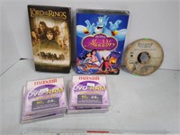 Lord of the Rings VHS Aladdin DVD & More