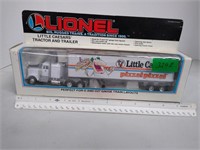 Lionel Tractor Trailer NIP Little Cesars