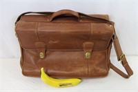 Vintage COACH Brown Leather Messenger Bag