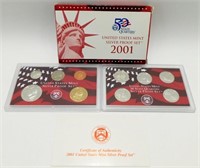 2001 U.S. Mint Silver Proof Set