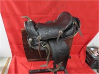 Vintage Western pony saddle.