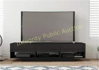 Stereo 72" TV Stand w/3 Drawers Black $315 Retail