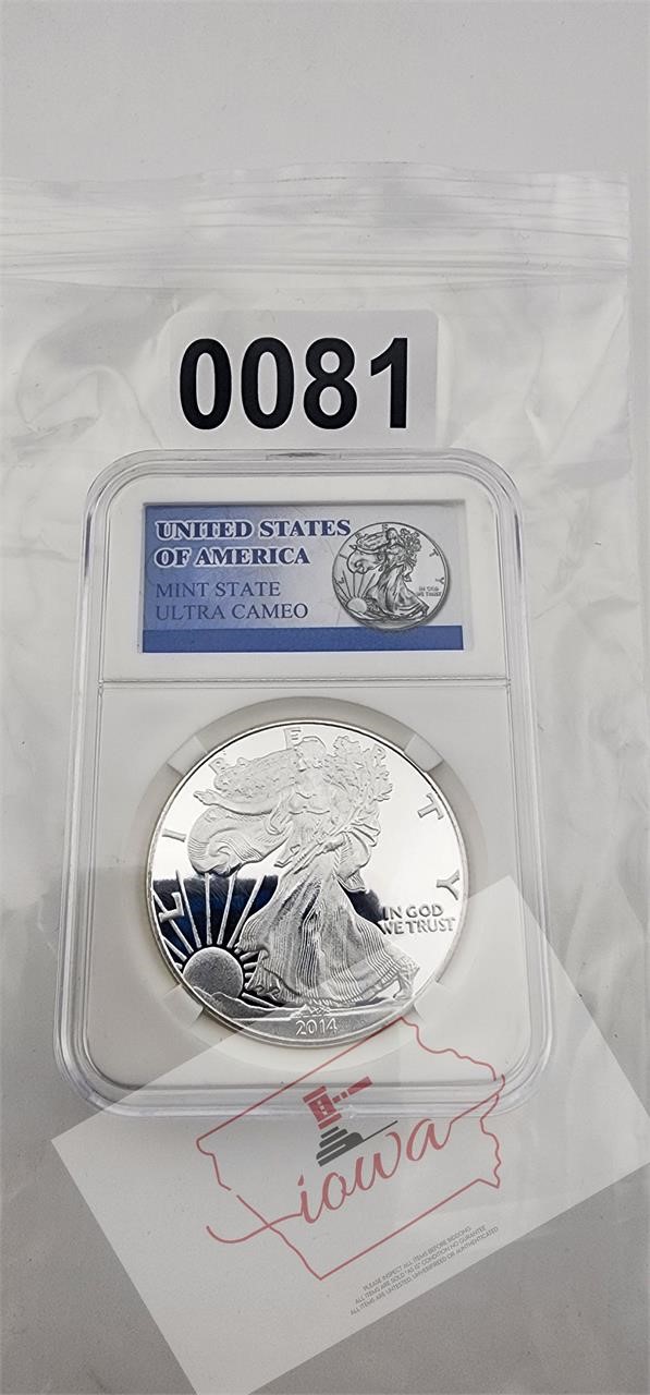 2014 Liberty 1 oz Round Ultra Cameo Mint State