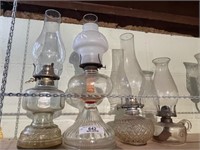 4 OIL LAMPS