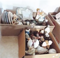 (2) Boxes of various décor items including