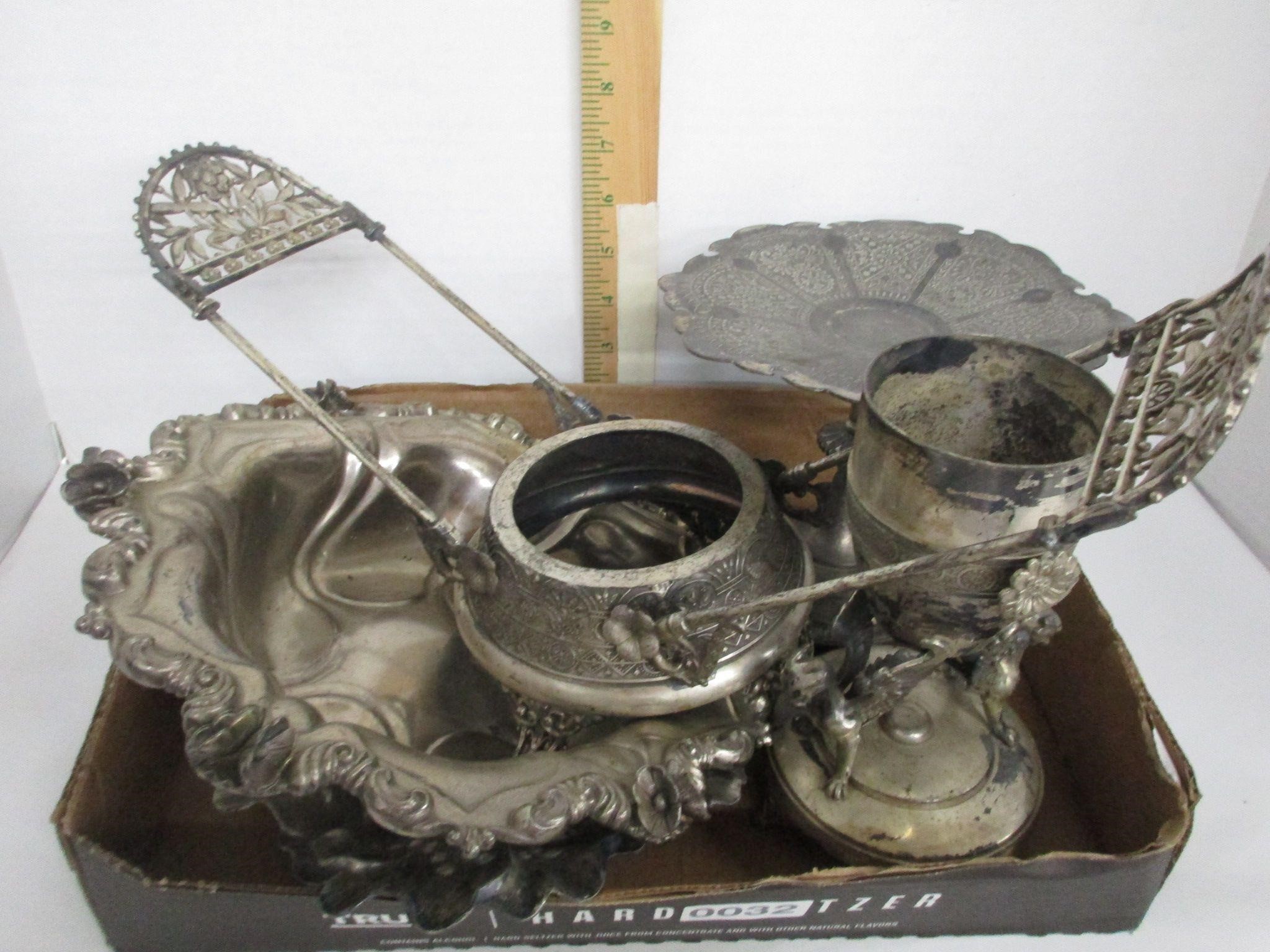 Assorted Lot of Silver Plated Dishes - See Photos