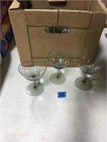 set of 18 stemmed glassware