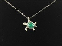 Green Sea turtle Necklace