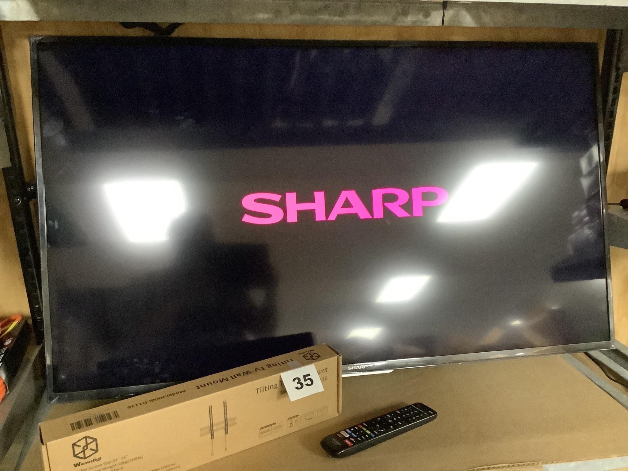 Sharp 50” Smart TV with Wall Mount