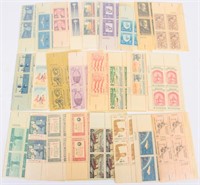 Stamps 25 4¢ Commemorative Plate Blocks