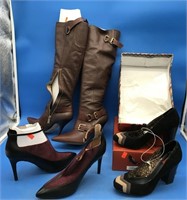 Ladies Size 6 1/2 Shoes & Size 7 Knee High