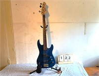 Ariana 4 String Bass Guitar with Floor Stand and