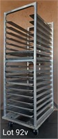 New Age 17 Shelf Bakers Rack w/ 10 Sheet Pans