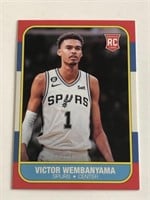 Victor Wembanyama Rookie 1986 Fleer Custom Card
