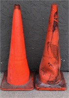 Pair 36" Orange Safety Cones