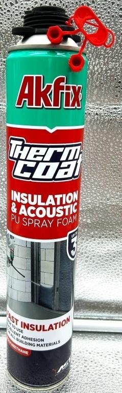 Case of 12 thermcoat thermal & acoustic insulation