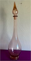 Vintage Empoli Style Light Pink Vase