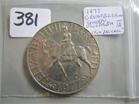 1977 Great Britain Queen Elizabeth II Coin