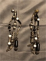 Pair of dangly earrings