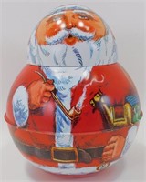 1980 Chein Industries Metal "Santa" Candy