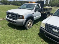 2006 F450 DUMP TRUCK RUNS