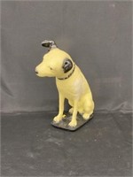 RCA Nipper Plaster Seated Dog Figure