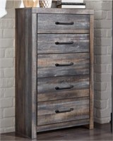 ASHLEY DRYSTAN RUSTIC 5-DRAWER CHEST