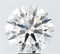 Igi Certified Round Cut 7.14ct Vs2 Lab Diamond