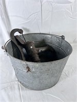 Zinc bucket & water pump